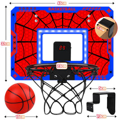 Biulotter noise-reducing backboard padding protects doors during games.