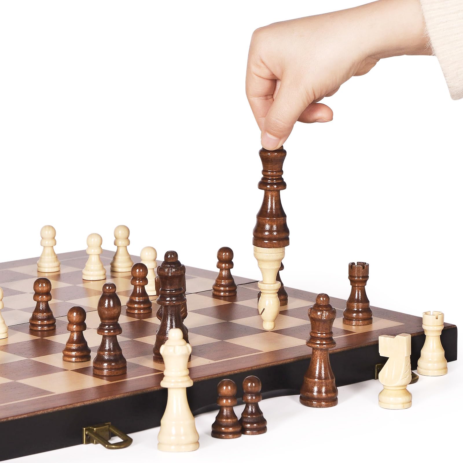 BIVOMON chess set ideal as a thoughtful gift for beginners or pros
