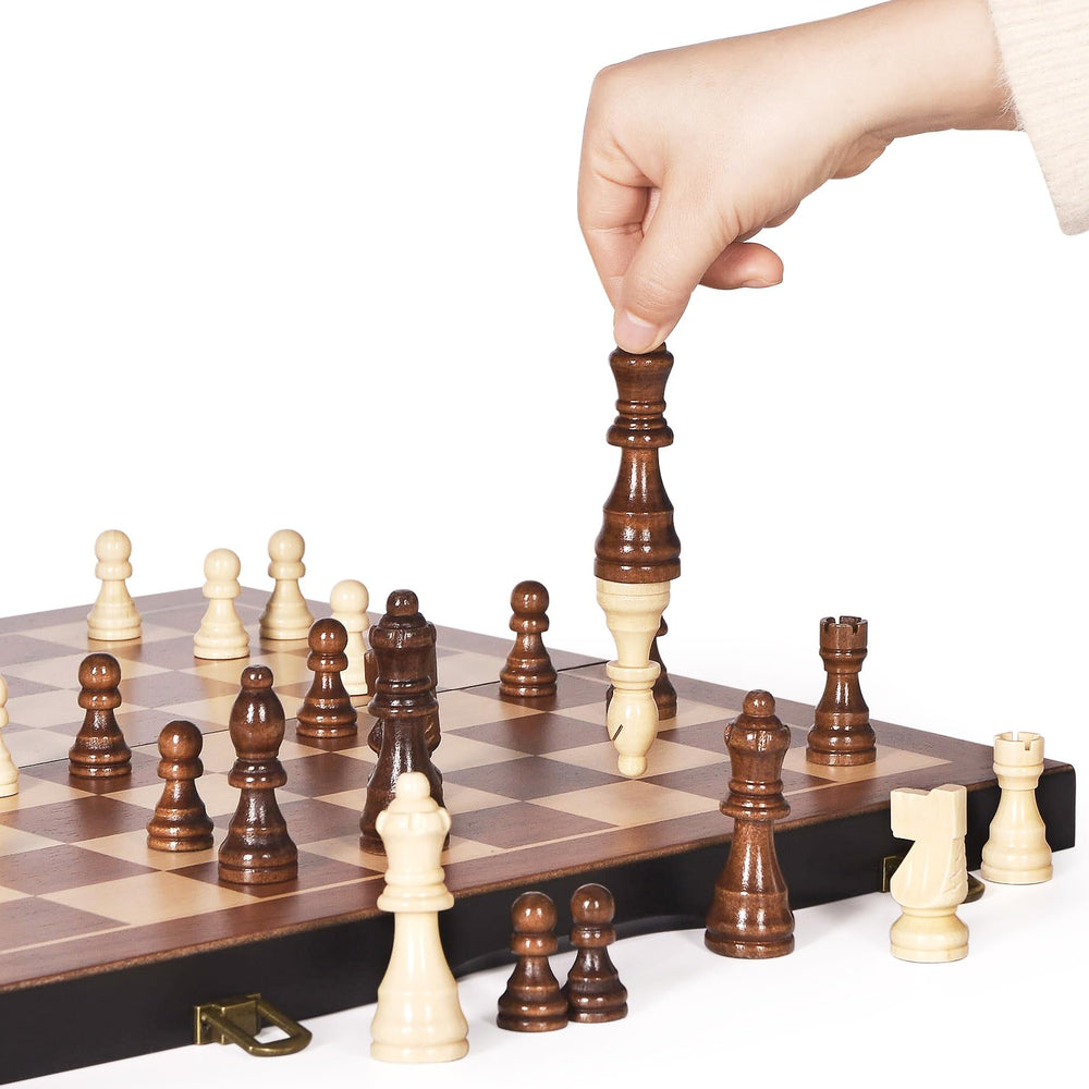 BIVOMON chess set ideal as a thoughtful gift for beginners or pros