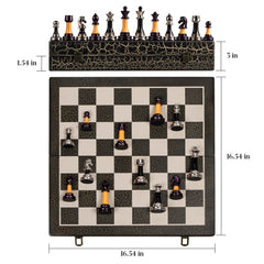 BIVOMON pieces with leather bottom protect the board while moving