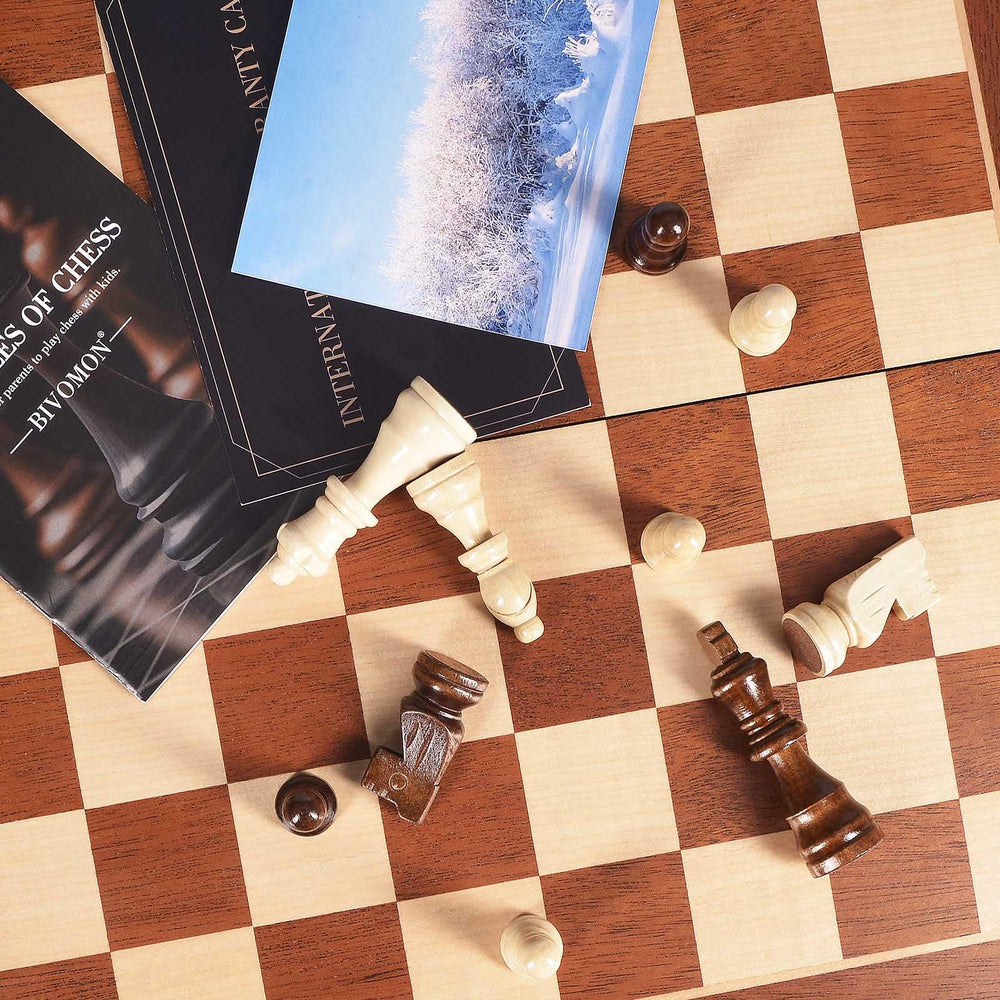 BIVOMON chess portable design fits travel, training, and family gatherings