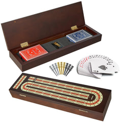 BIVOMON Cribbage board 3-track layout for quick, social gameplay.