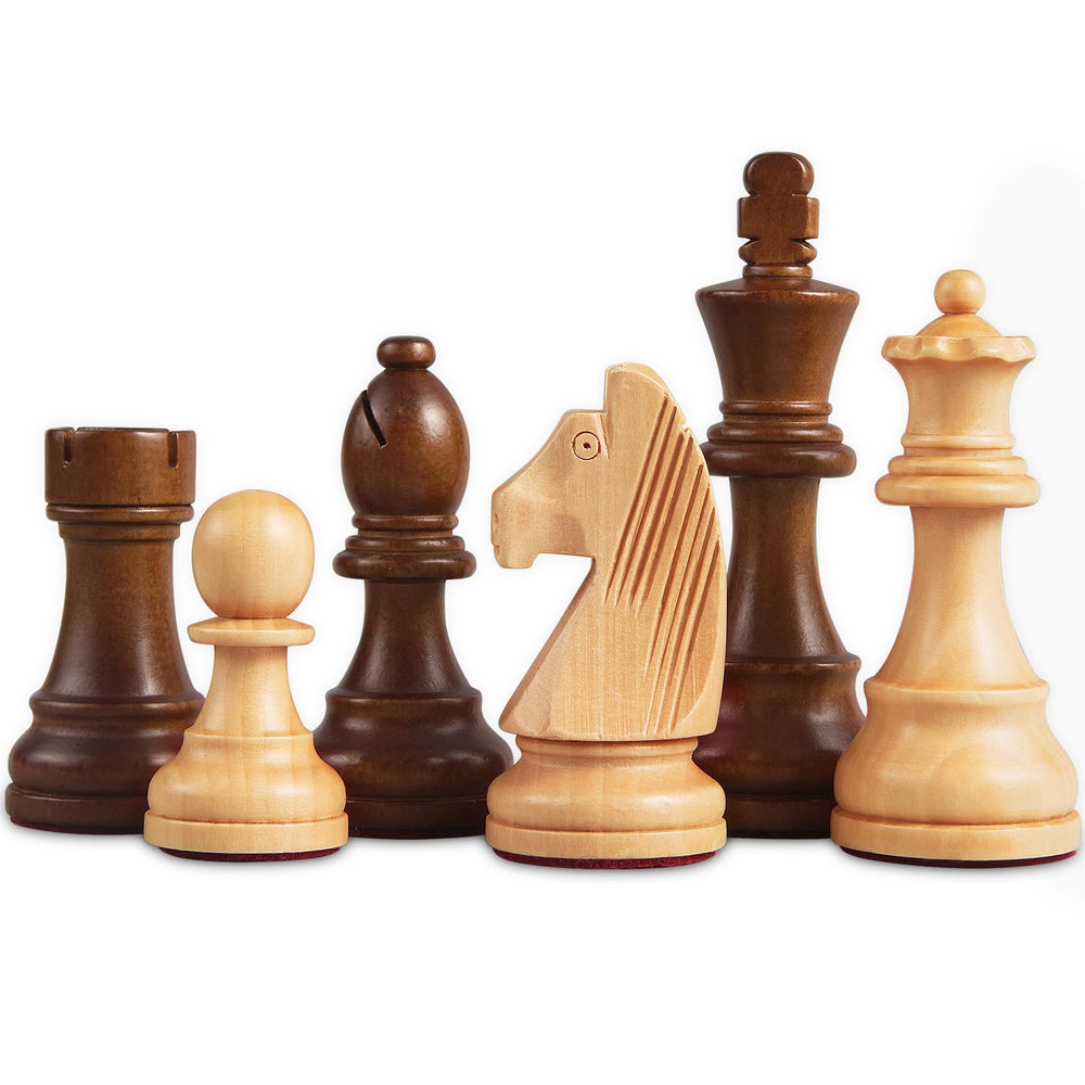 BIVOMON chess set includes two extra queens for replacements during games