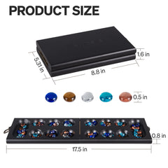 BIVOMON Mancala board with smooth edge finish for comfort.