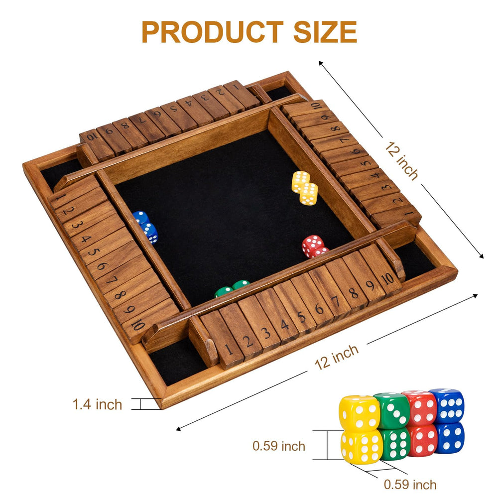 BIVOMON Shut The Box closed-box design, portable and gift-ready.