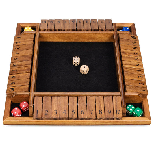 BIVOMON Shut The Box colorful dice set for lively play.