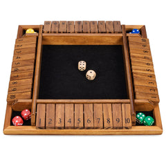 BIVOMON Shut The Box colorful dice set for lively play.