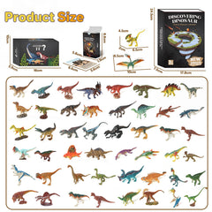 BIWASE dinosaur book and storage box shown for organized learning