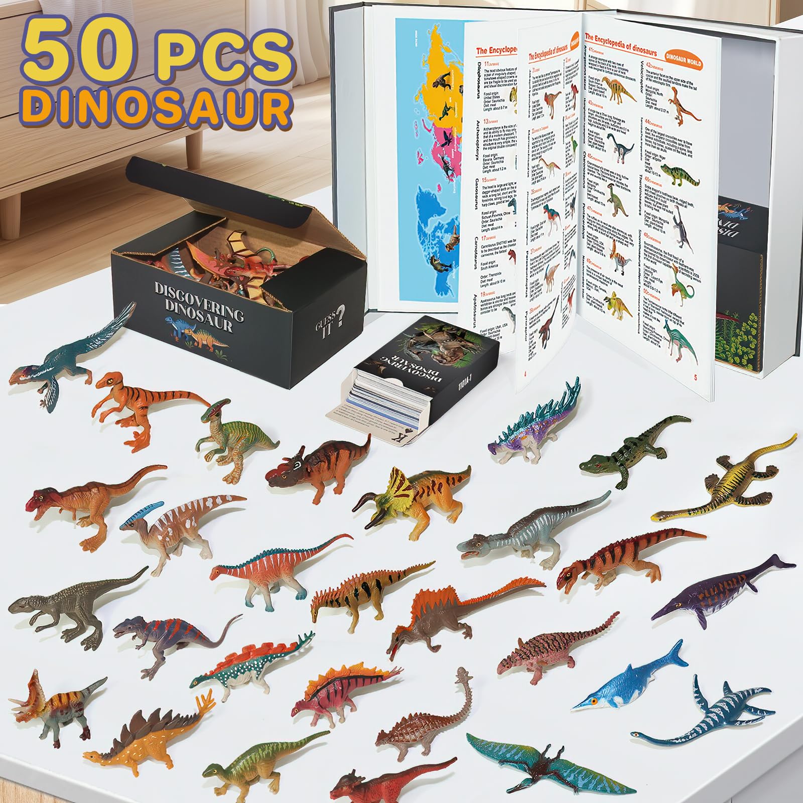 BIWASE dinosaur species insert with concise facts for quick learning