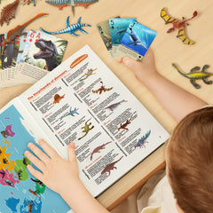 BIWASE kid friendly play area with dinosaurs for imaginative play