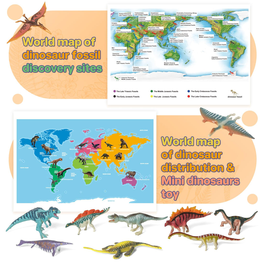BIWASE map illustration showing fossil distribution for context