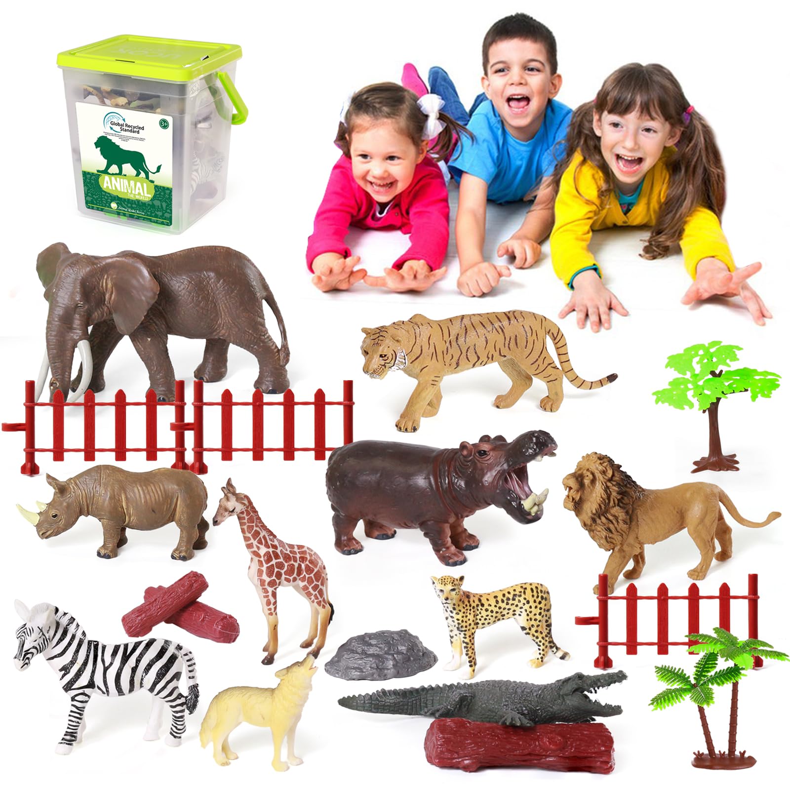 BIWASE lion figure brings bold drama to creative playtime and early social skills.