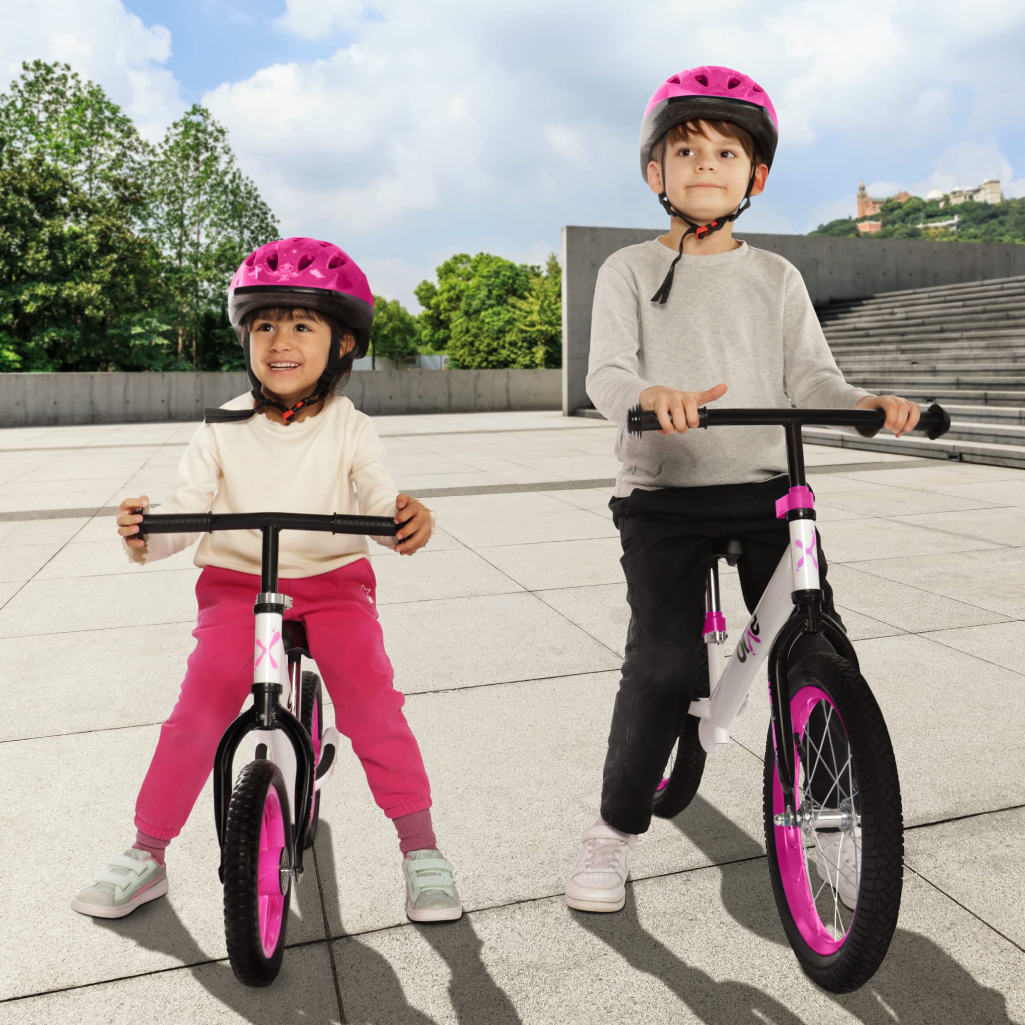 Bixe pink assembly tools photo suggests fast, easy assembly.