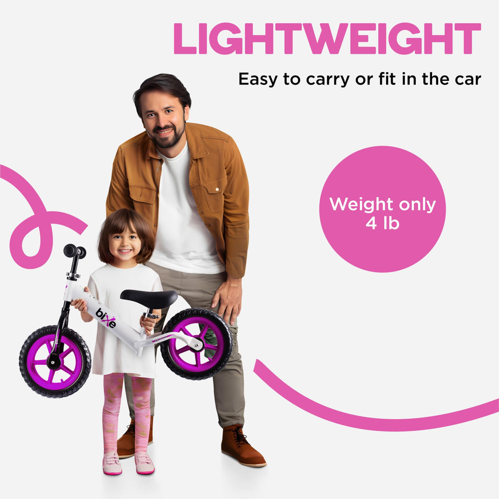 Bixe pink packaging in-box image implies quick, simple setup.