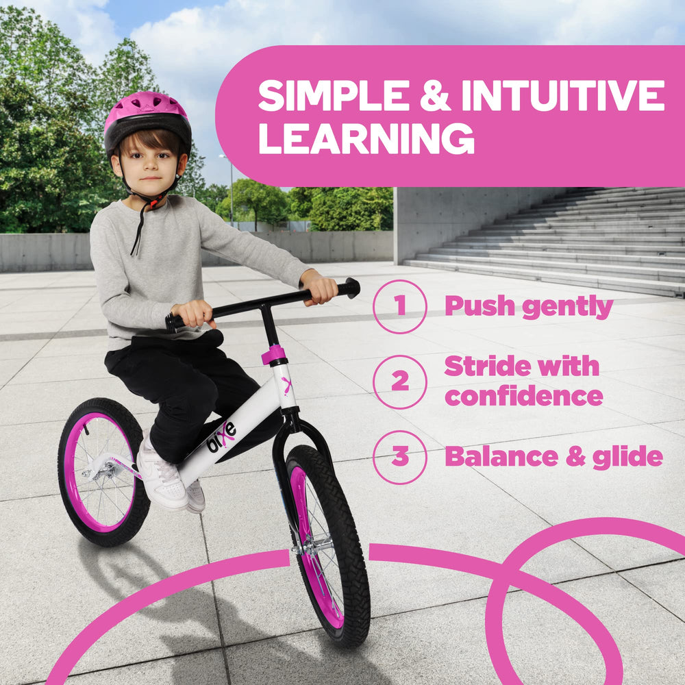 Bixe Balance Bike tamper-proof clamp ensures secure setup during rides.