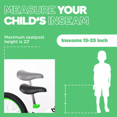 Bixe Balance Bike 16-inch with adjustable seat height for flexibility.