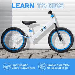 Bixe Balance Bike handlebars provide ergonomic control for kid-friendly steering.