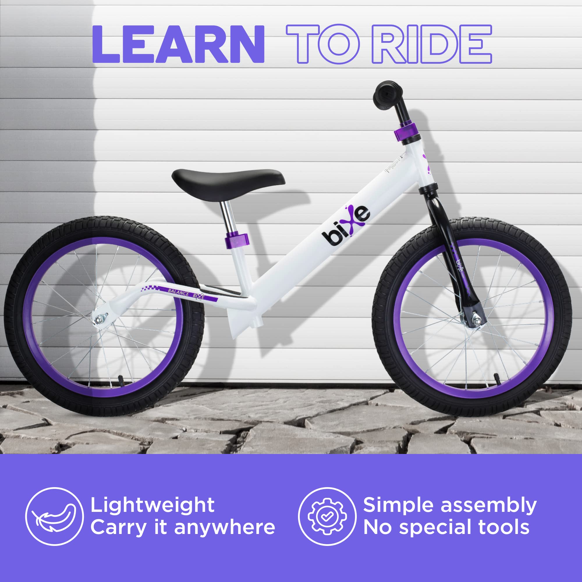 Bixe Balance Bike seat height adjustment for growing riders