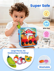 BizyKoady Farm Busy Book farm stand play teaches numbers and trade.
