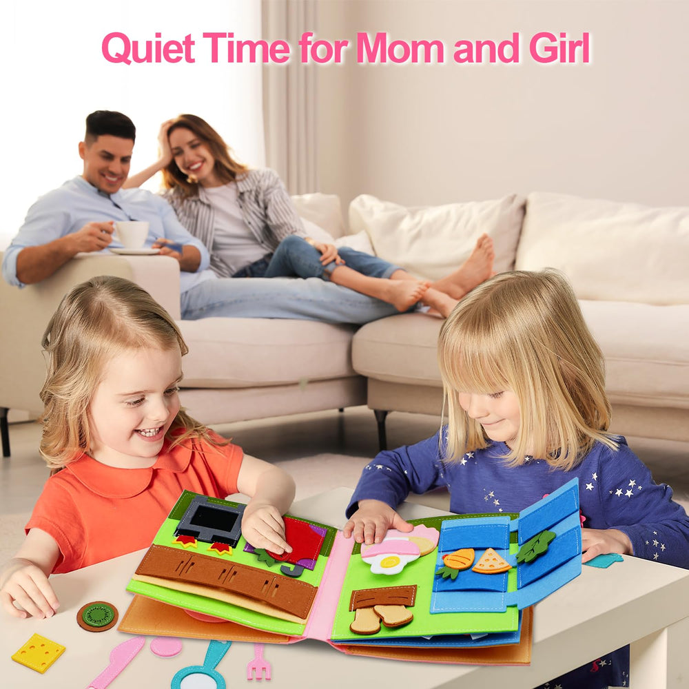 BizyKoady non toxic felt fabric ensures safe and durable play.