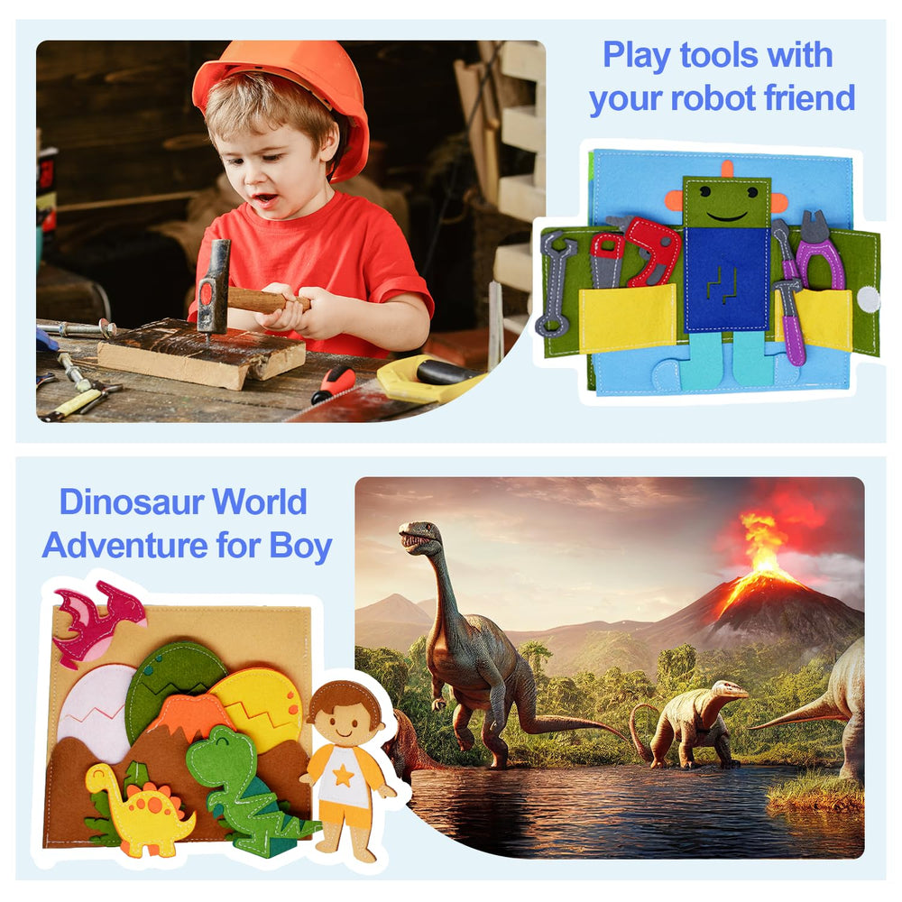 BizyKoady safe non-toxic felt ensures burr-free play