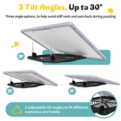 BJPuzT dual-sided board with velvet surface prevents slips during assembly