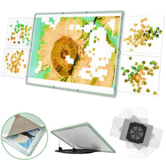 BJPuzT rotating puzzle table with 360-degree rotation for easy multi-viewing.