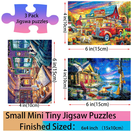 BJscoe mini easel included for displaying finished puzzle on your desk