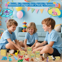 Bklved mini animal building blocks featuring land and sea creatures to spark teamwork and imagination