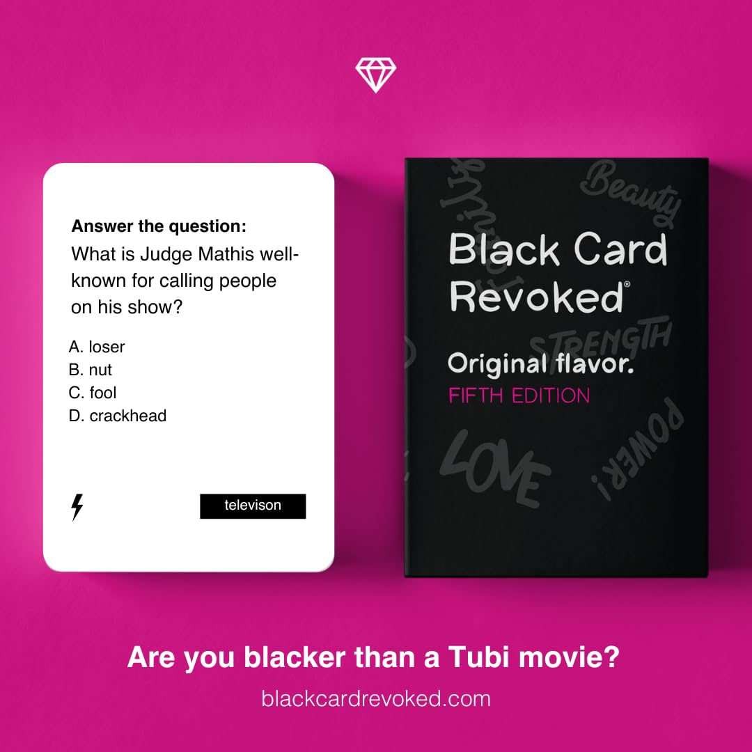 Party-night setup for Black Card Revoked Fifth Edition invites guests to mingle.