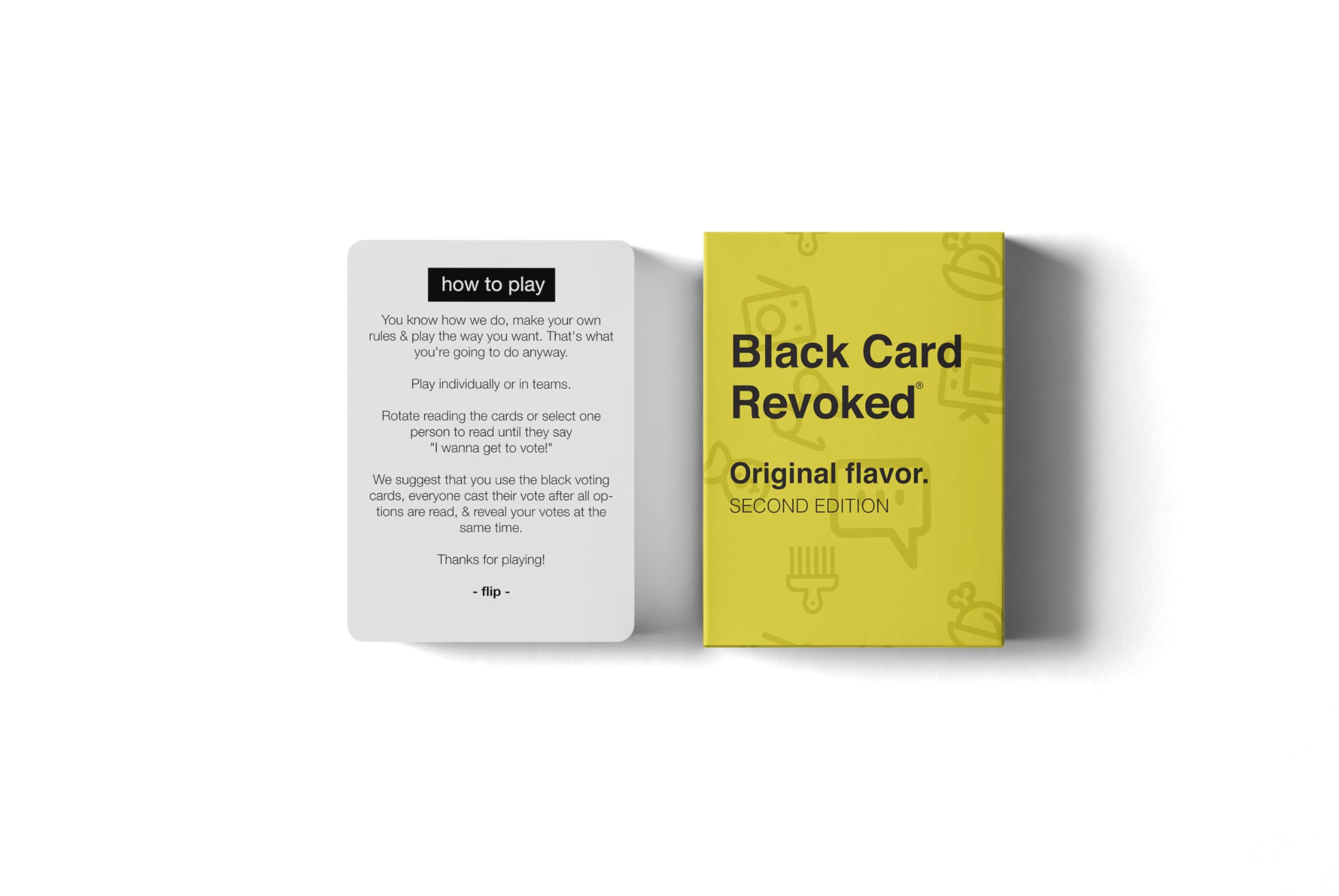 Black Card Revoked group play capturing friends laughing together.