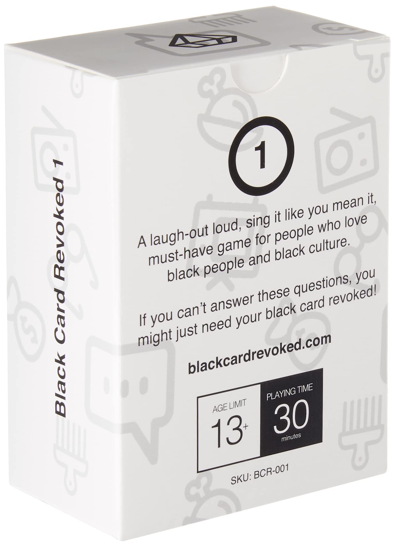 Black Card Revoked Original Flavor deck spread for game night debates