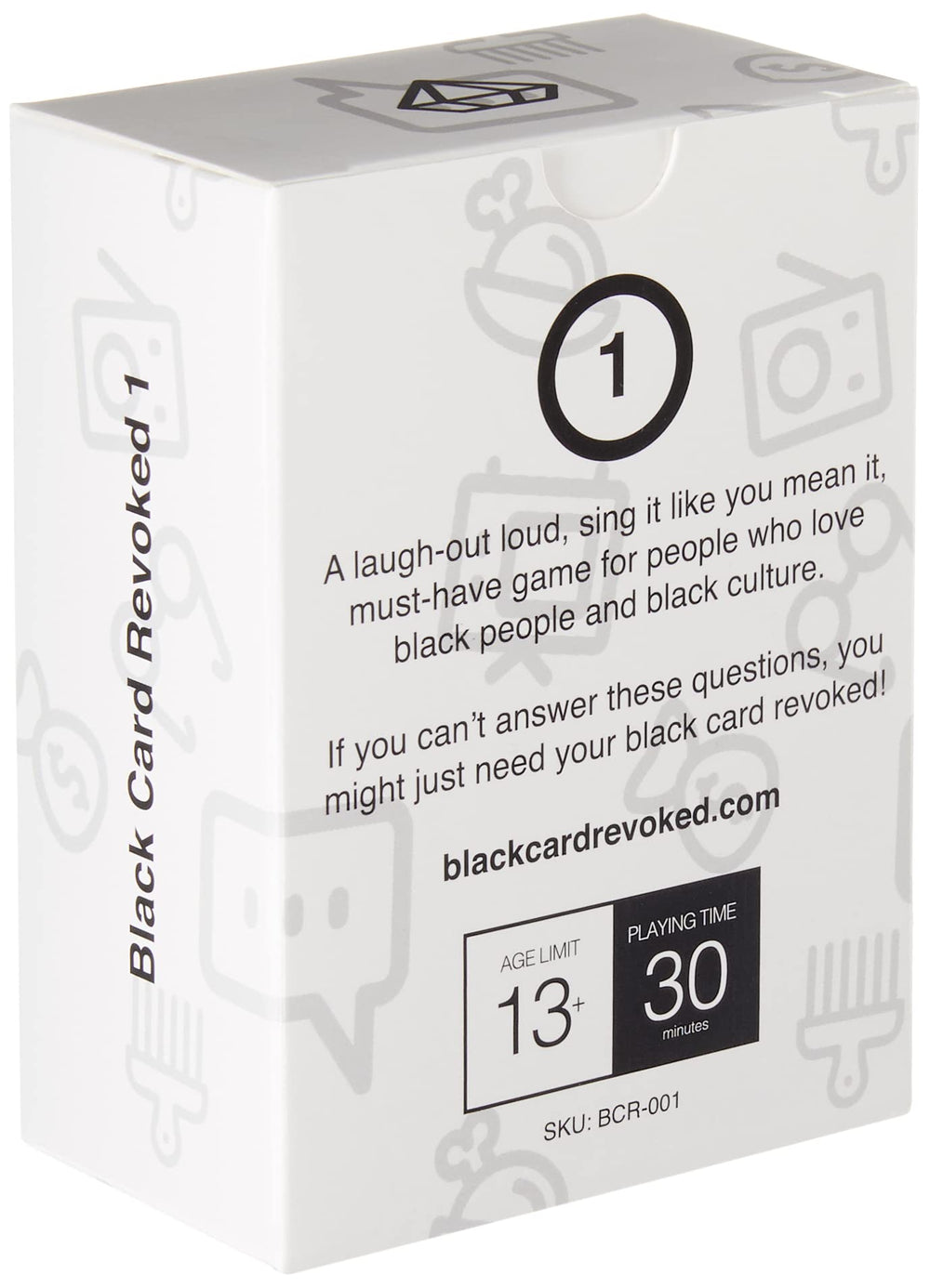 Black Card Revoked Original Flavor deck spread for game night debates