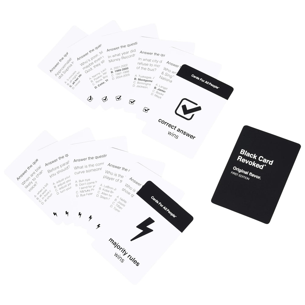 Black Card Revoked Original Flavor packaging on retail shelf