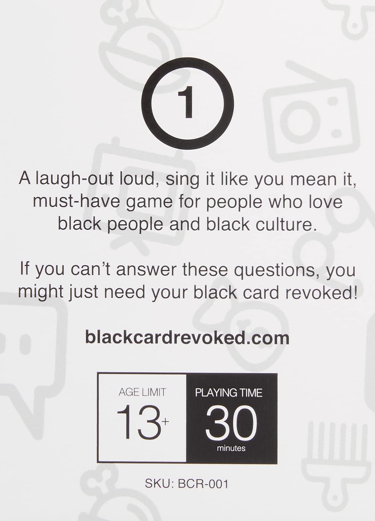 Black Card Revoked Original Flavor theme cards featuring music and history