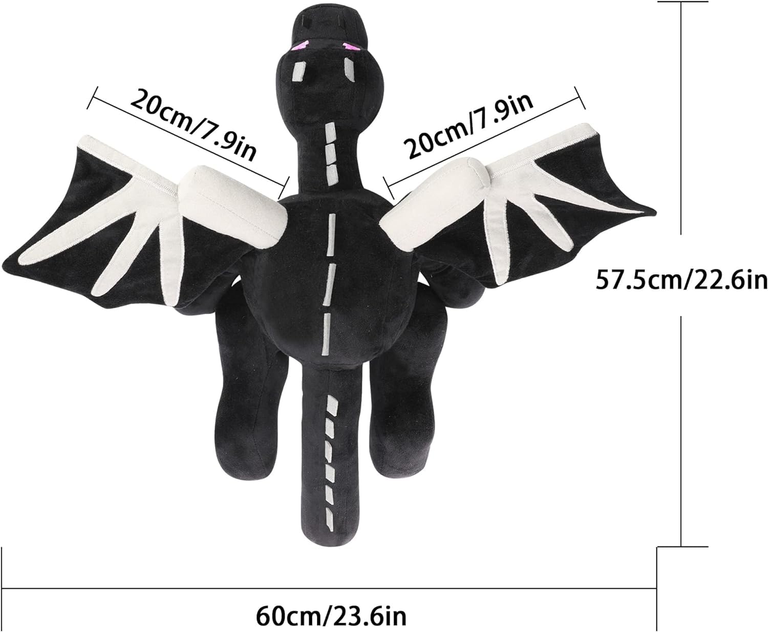 Black Dragon Plush enhances any room as a warm decor accent.