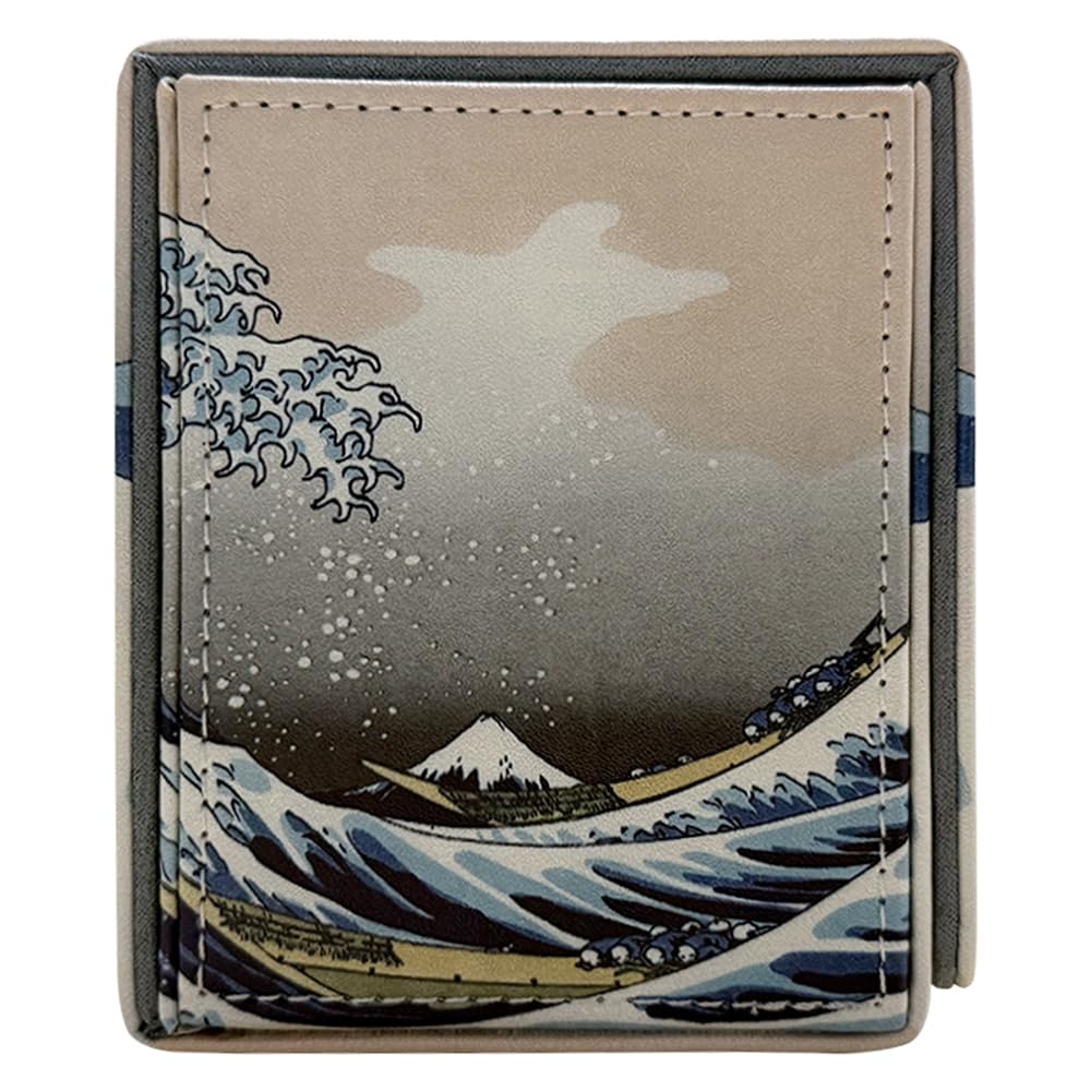 Close-up of the Japanese wave pattern highlights craftsmanship and style.