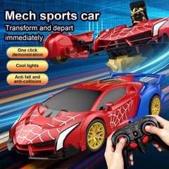 Blackma Transform RC Car car-to-robot deformation mid-transformation.