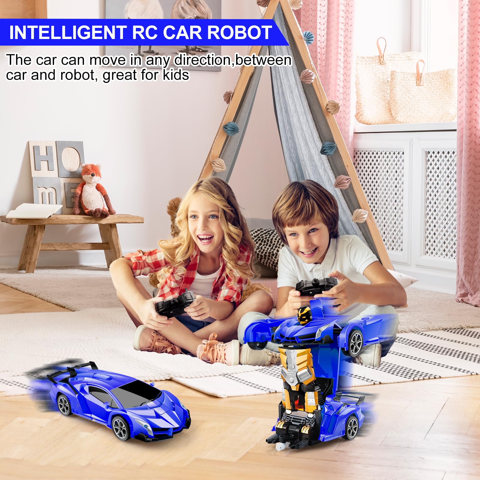 Blackma transforming robot mode showcasing car to robot transition