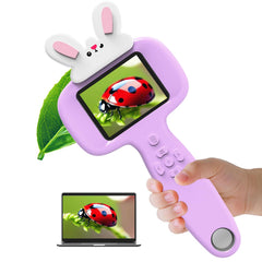 BLACKROOT kids microscope 2.4-inch display enables quick viewing