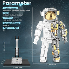 blast orby Space Astronaut poseable joints detail for dynamic posing and display
