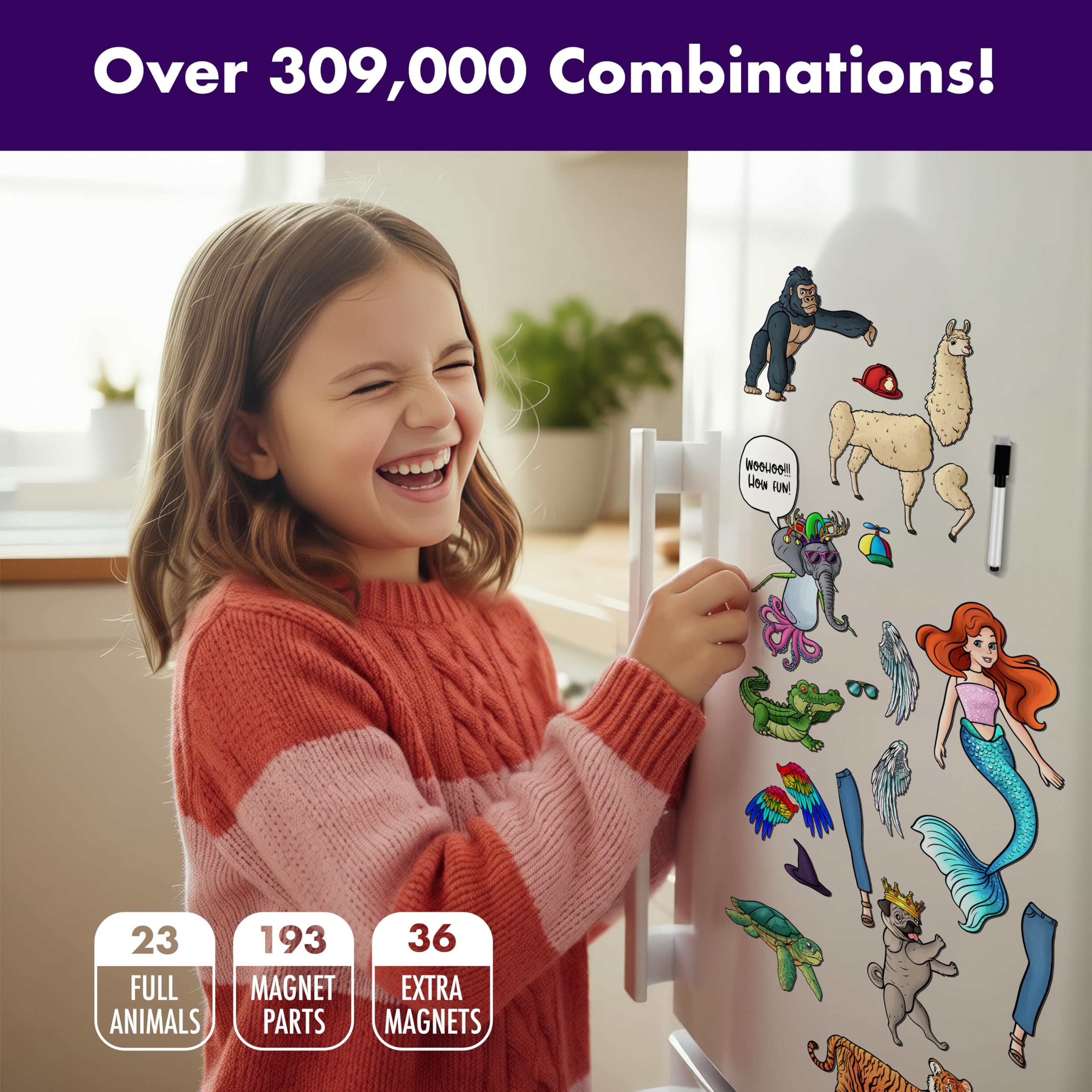 BLASTFORCRAFTS speech bubble magnets adding personality to each creature.