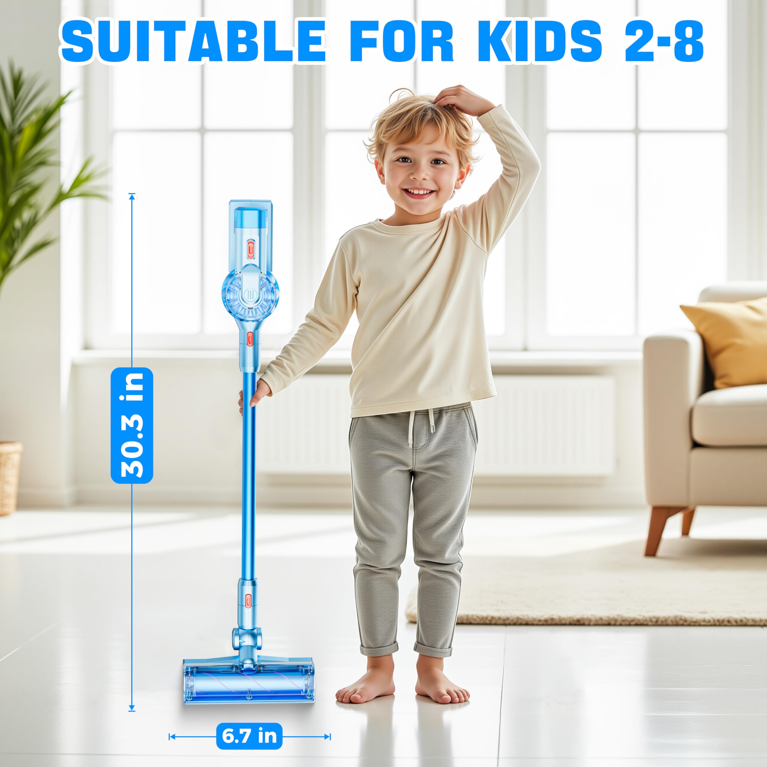 BLAXTEM 4-in-1 play set includes extension tube for flexible play.