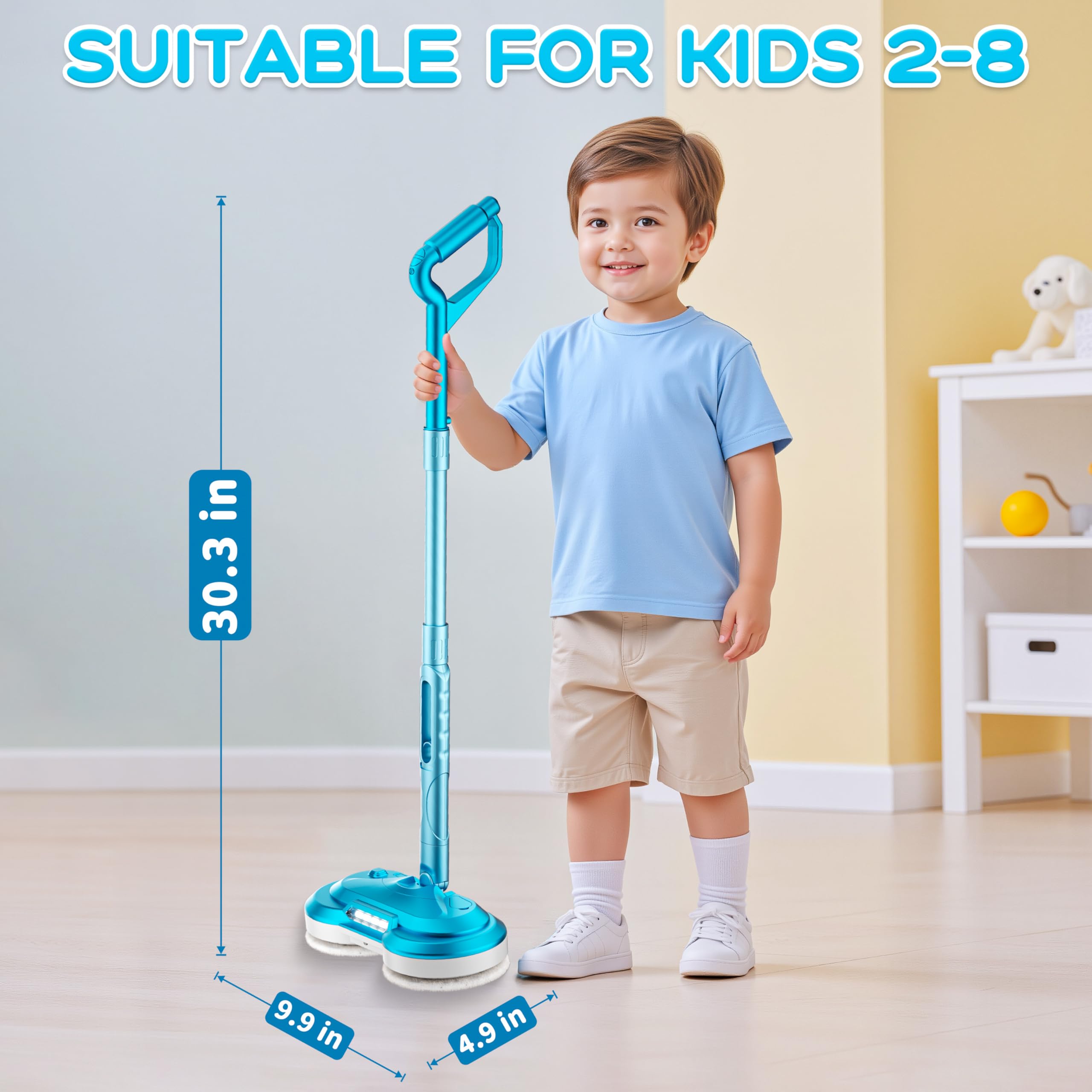 BLAXTEM child-safe design with rounded edges supports safe, imaginative housekeeping play.