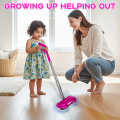 BLAXTEM Mop Toy with four removable, machine-washable pads for quick changes.