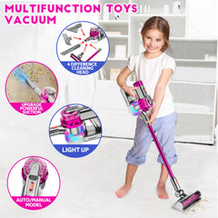 BLAXTEM 4-in-1 attachments offering versatile play across cleaning scenes.