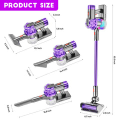 BLAXTEM toy vacuum with lights and sounds to boost engagement during play