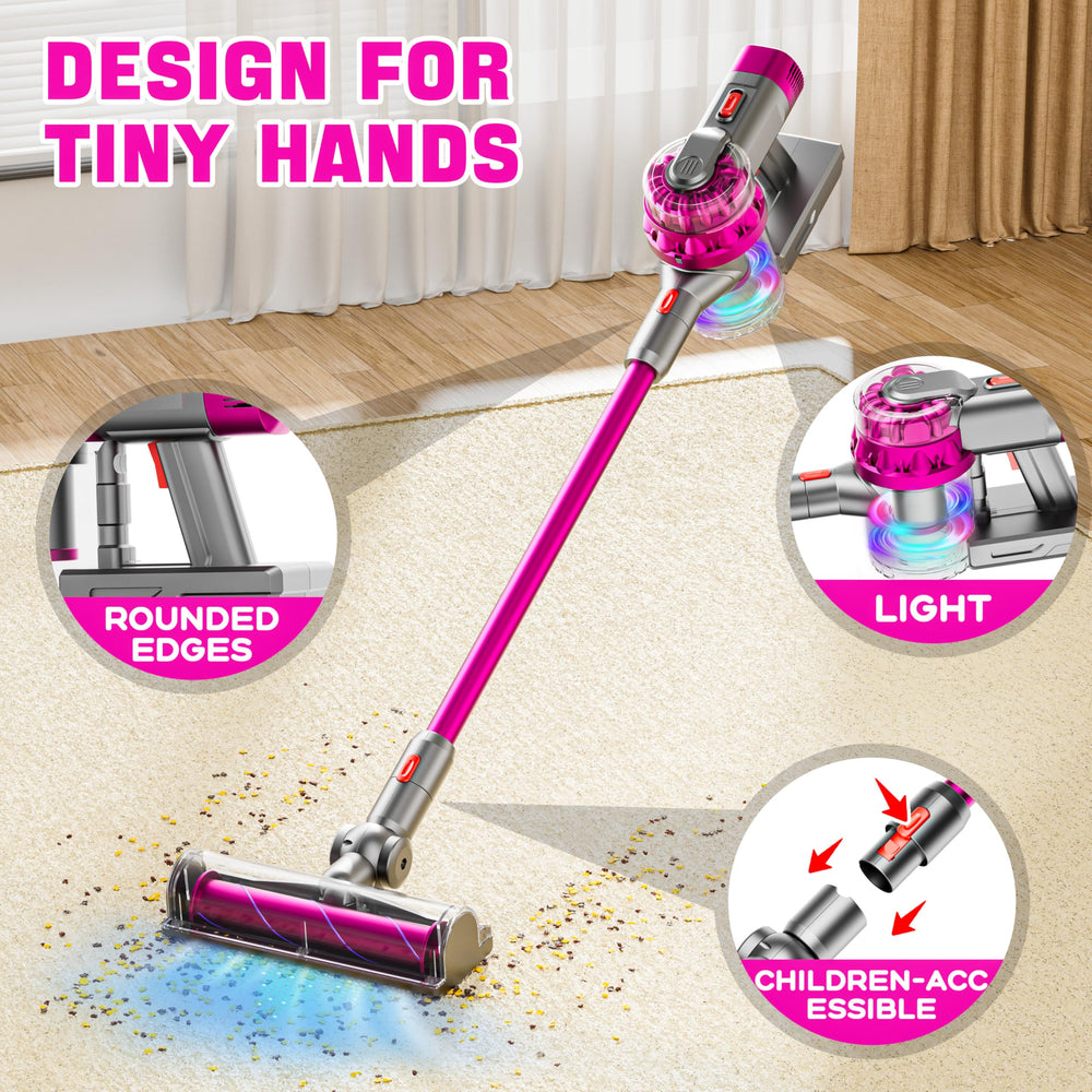 BLAXTEM toy vacuum lights and sounds to boost engagement.