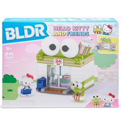 BLDR Keroppi minifigure at the cash register for friendly checkout play.