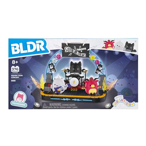 BLDR Squish Tour Concert stage lights highlighting imagined concerts and storytelling